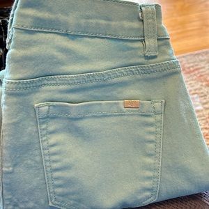 DG2 by Diane Gilman Womens Slim Leg Jeans 8 teal wash stretch